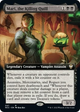 Mari, the Killing Quill (Extended Art) (97) (Commander: Streets of New Capenna)
