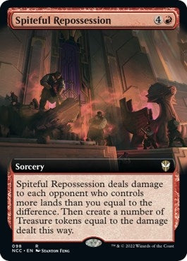 Spiteful Repossession (Extended Art) (98) (Commander: Streets of New Capenna)