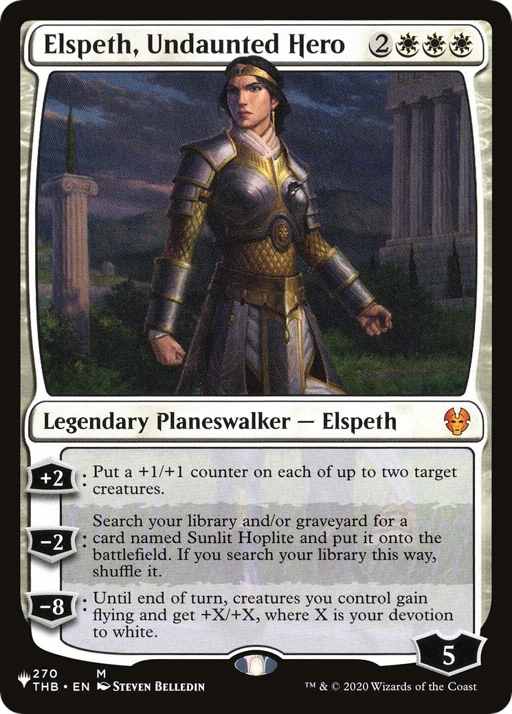 Elspeth, Undaunted Hero (270/254) (The List Reprints)