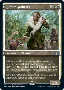 Rumor Gatherer (463) (Promo Pack: Streets of New Capenna)