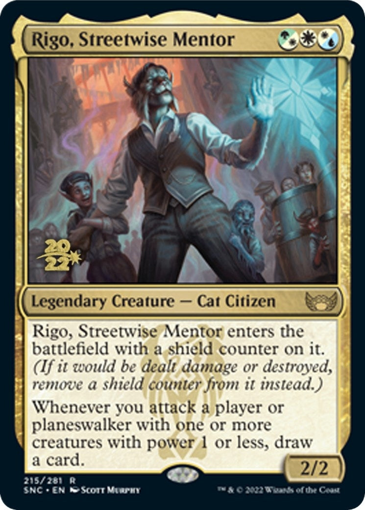 Rigo, Streetwise Mentor (215) (Prerelease Cards)