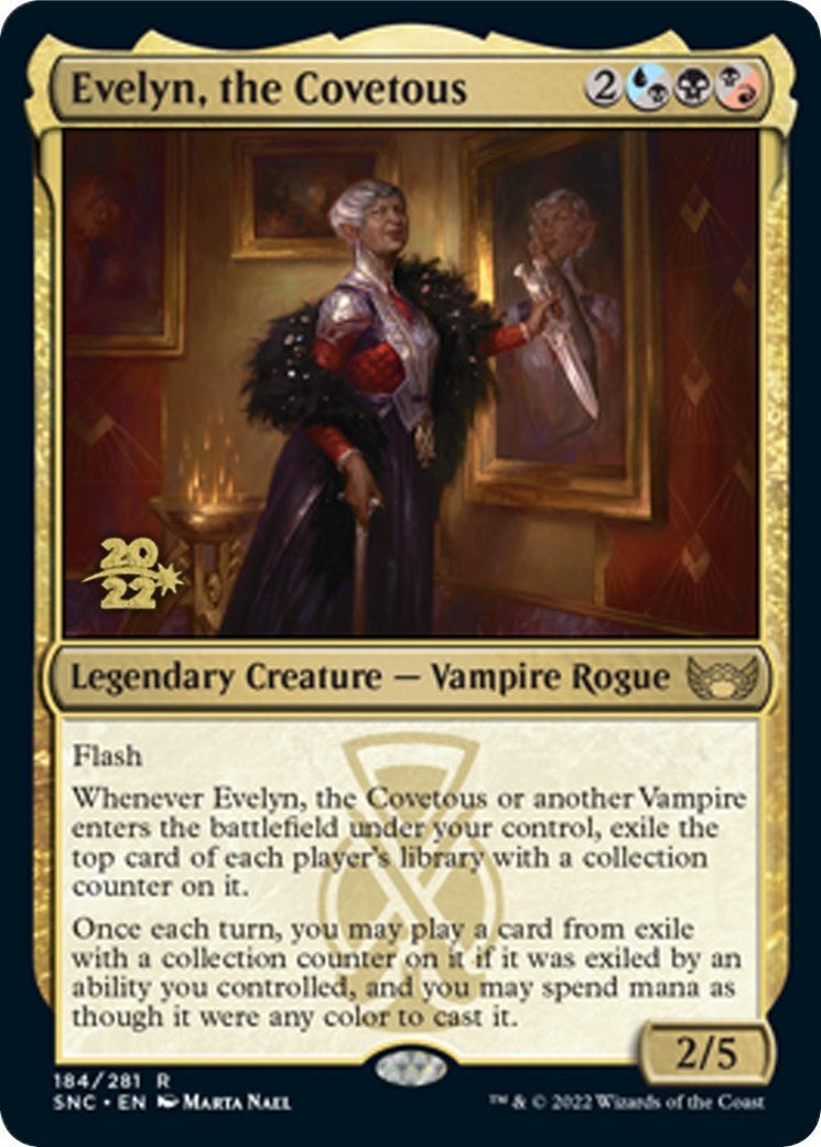 Evelyn, the Covetous (184) (Prerelease Cards)
