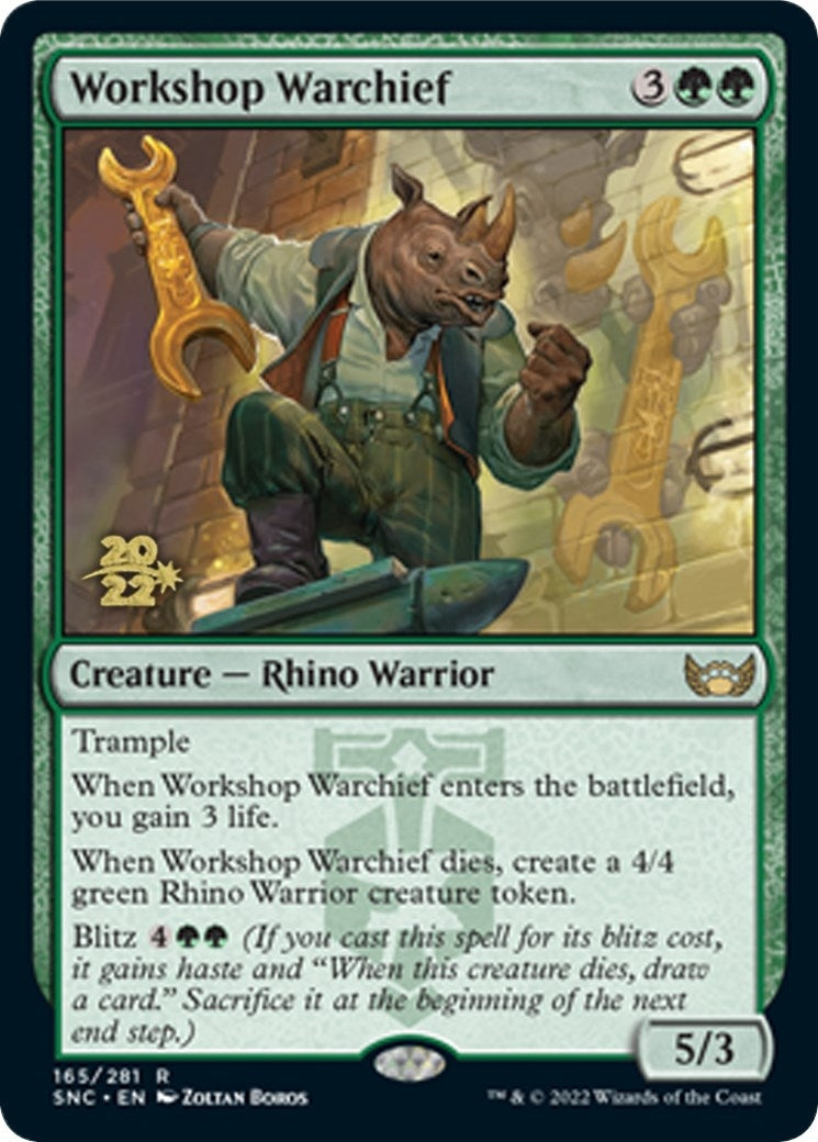 Workshop Warchief (165) (Prerelease Cards)