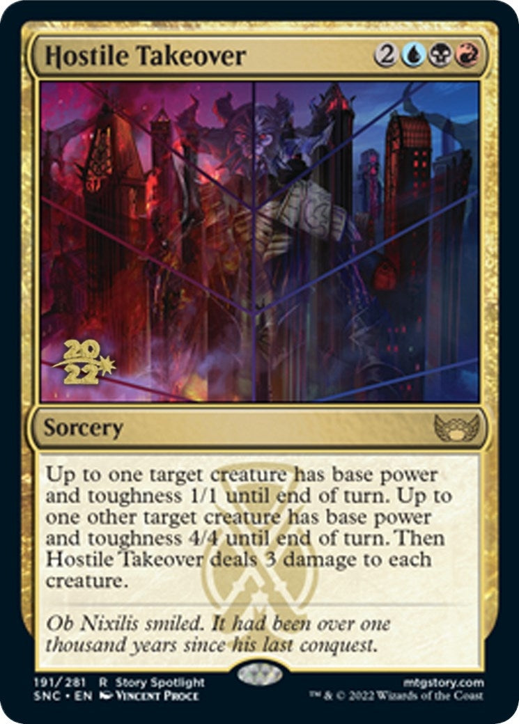 Hostile Takeover (191) (Prerelease Cards)