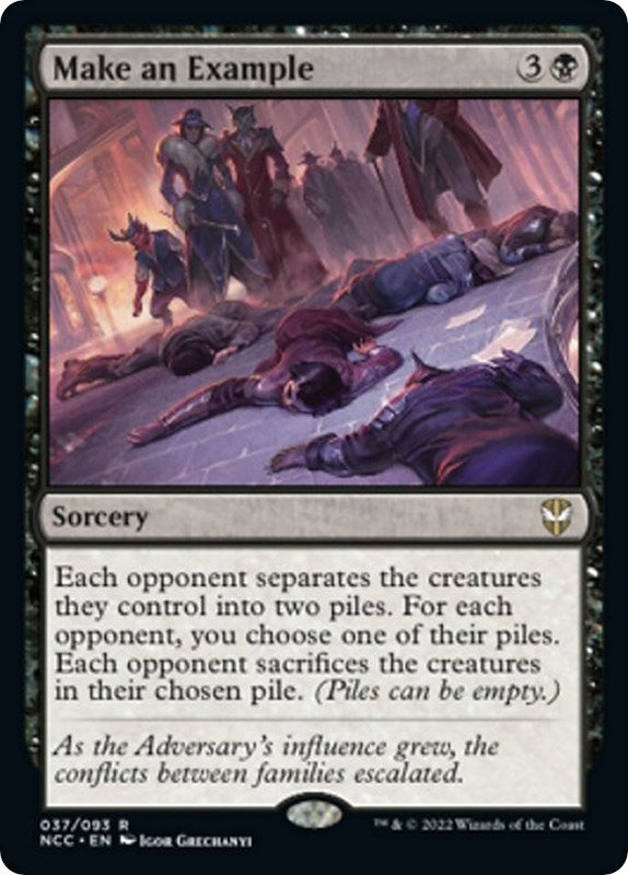 Make an Example (37) (Commander: Streets of New Capenna)
