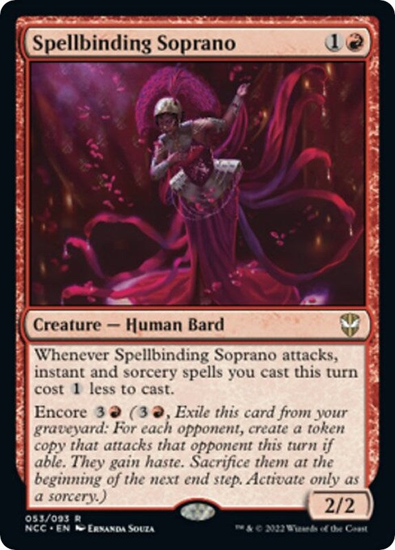 Spellbinding Soprano (53) (Commander: Streets of New Capenna)