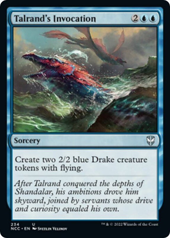 Talrand's Invocation (234) (Commander: Streets of New Capenna)