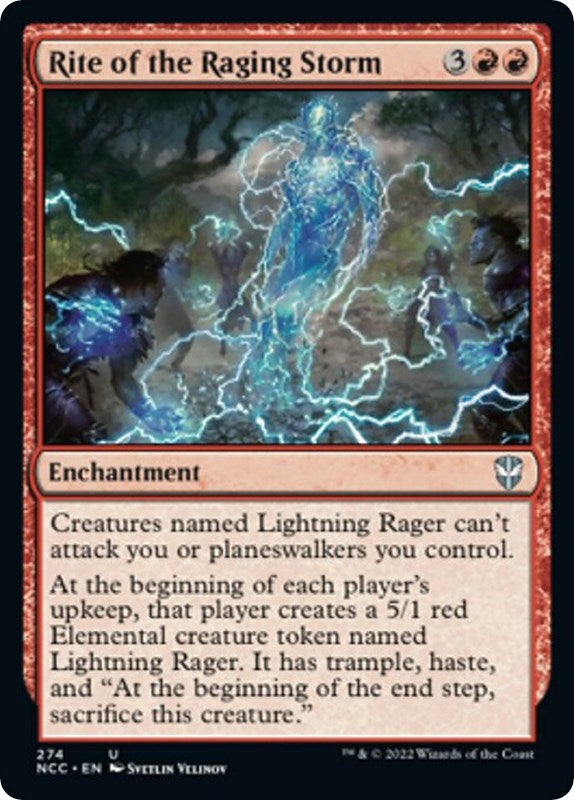 Rite of the Raging Storm (274) (Commander: Streets of New Capenna)