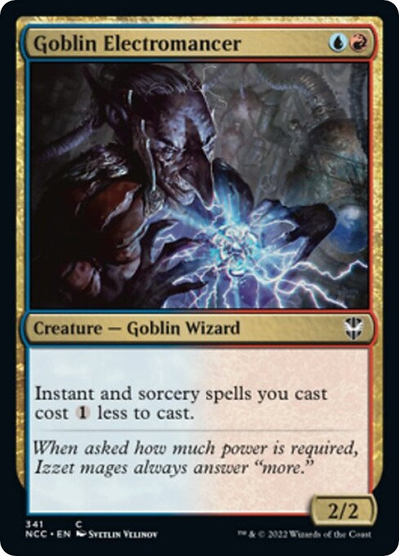 Goblin Electromancer (341) (Commander: Streets of New Capenna)