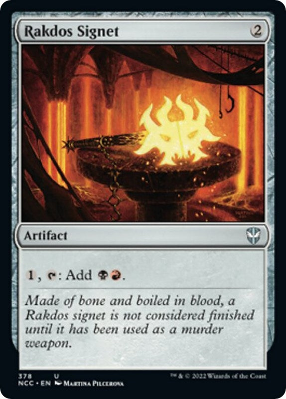 Rakdos Signet (378) (Commander: Streets of New Capenna)