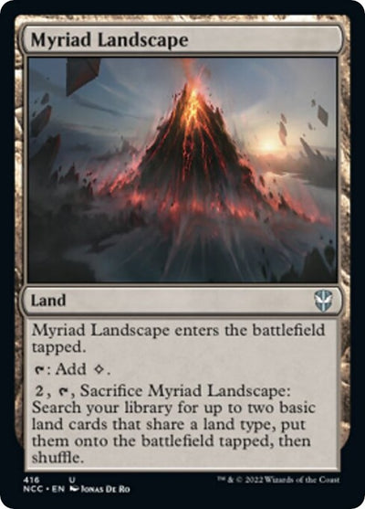 Myriad Landscape (416) (Commander: Streets of New Capenna)