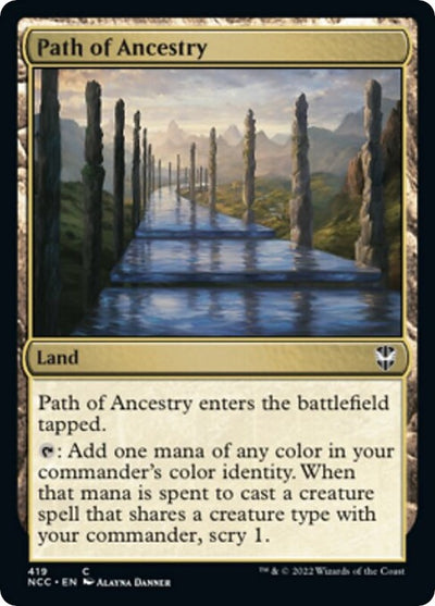 Path of Ancestry (419) (Commander: Streets of New Capenna)