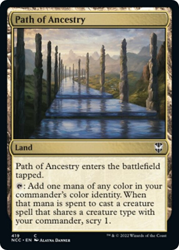 Path of Ancestry (419) (Commander: Streets of New Capenna)
