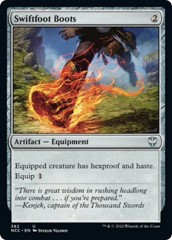 Swiftfoot Boots (382) (Commander: Streets of New Capenna)
