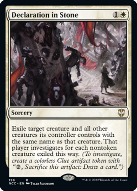 Declaration in Stone (196) (Commander: Streets of New Capenna)