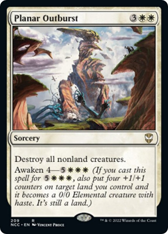 Planar Outburst (209) (Commander: Streets of New Capenna)