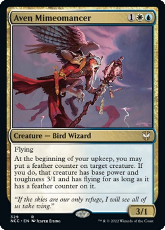 Aven Mimeomancer (329) (Commander: Streets of New Capenna)
