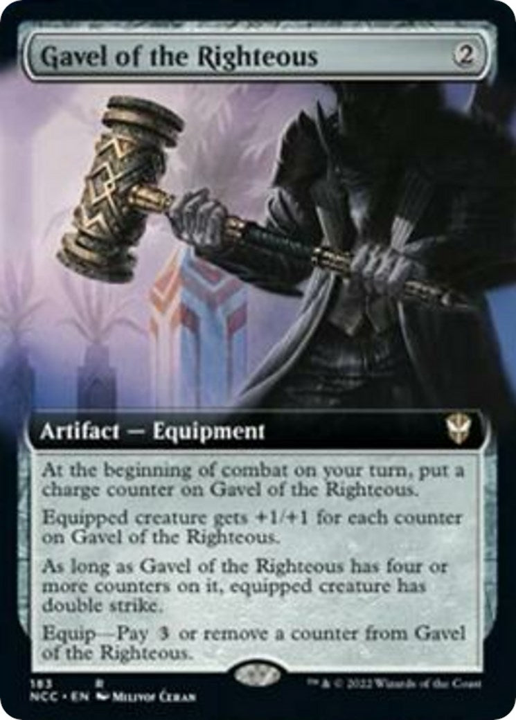 Gavel of the Righteous (Extended Art) (183) (Commander: Streets of New Capenna)