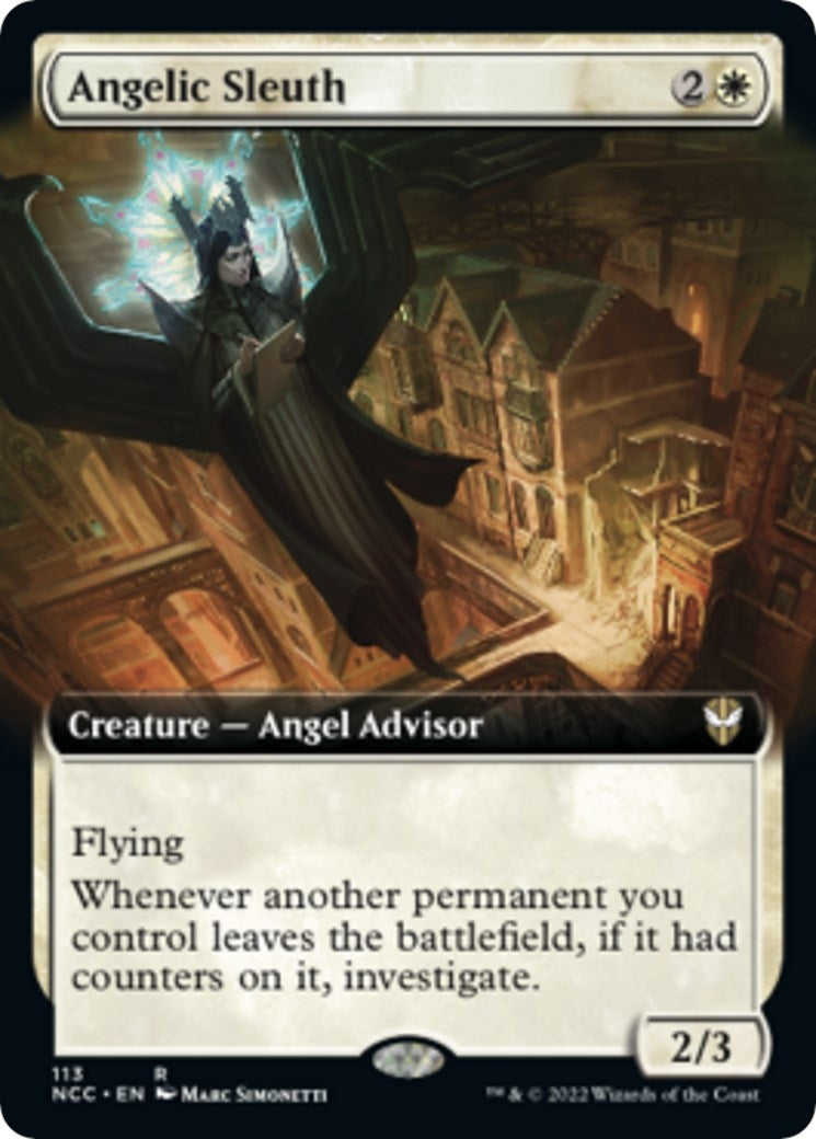 Angelic Sleuth (Extended Art) (113) (Commander: Streets of New Capenna)