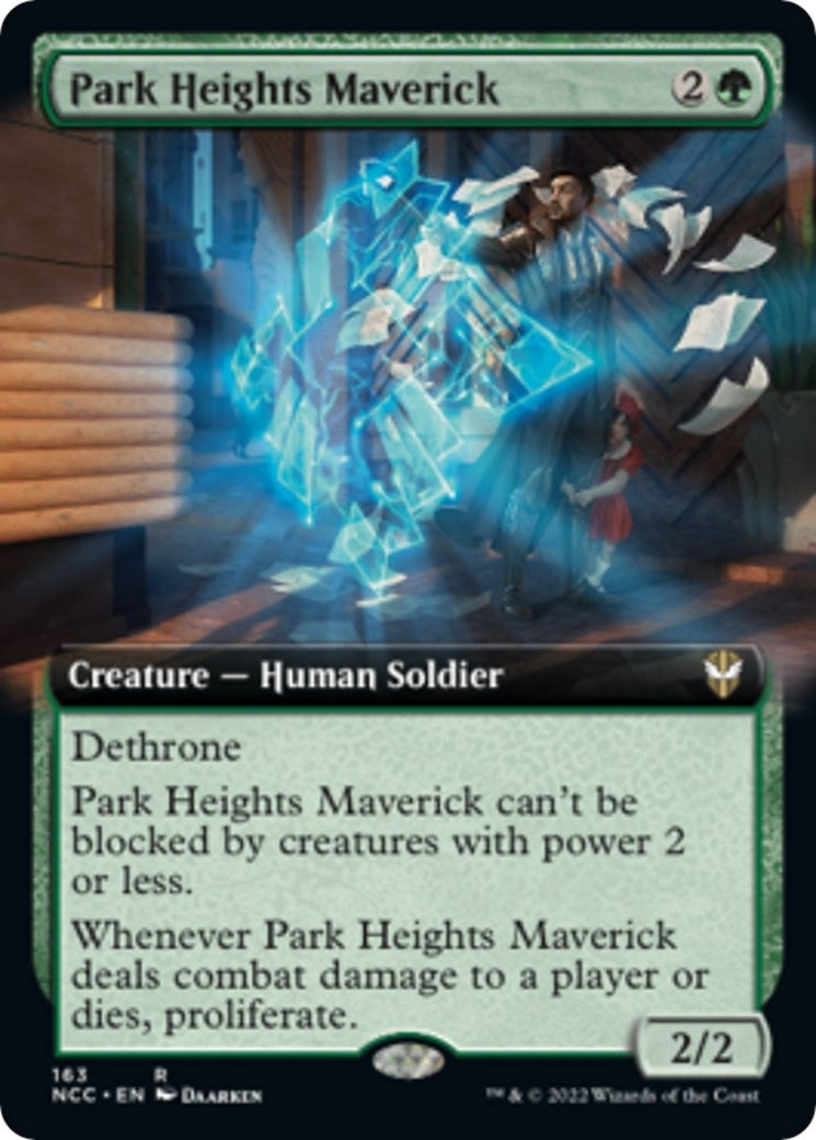 Park Heights Maverick (Extended Art) (163) (Commander: Streets of New Capenna)