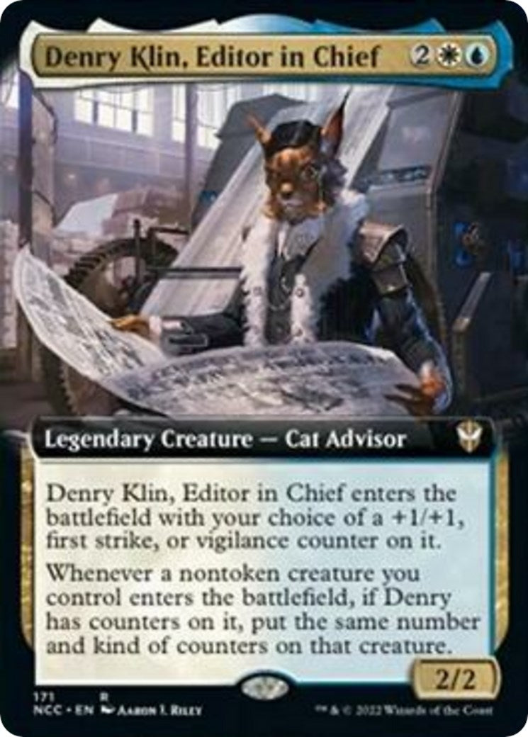 Denry Klin, Editor in Chief (Extended Art) (171) (Commander: Streets of New Capenna)