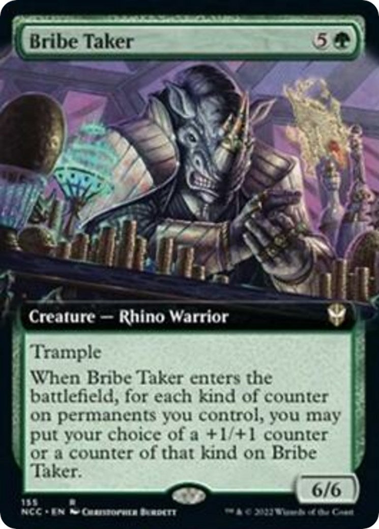 Bribe Taker (Extended Art) (155) (Commander: Streets of New Capenna)