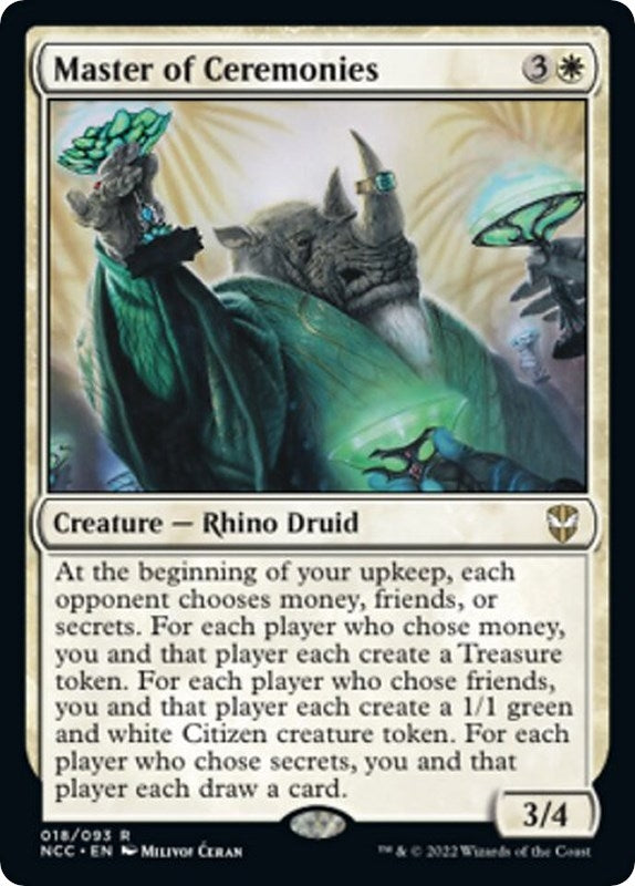 Master of Ceremonies (18) (Commander: Streets of New Capenna)