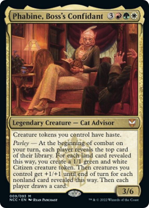 Phabine, Boss's Confidant (9) (Commander: Streets of New Capenna)