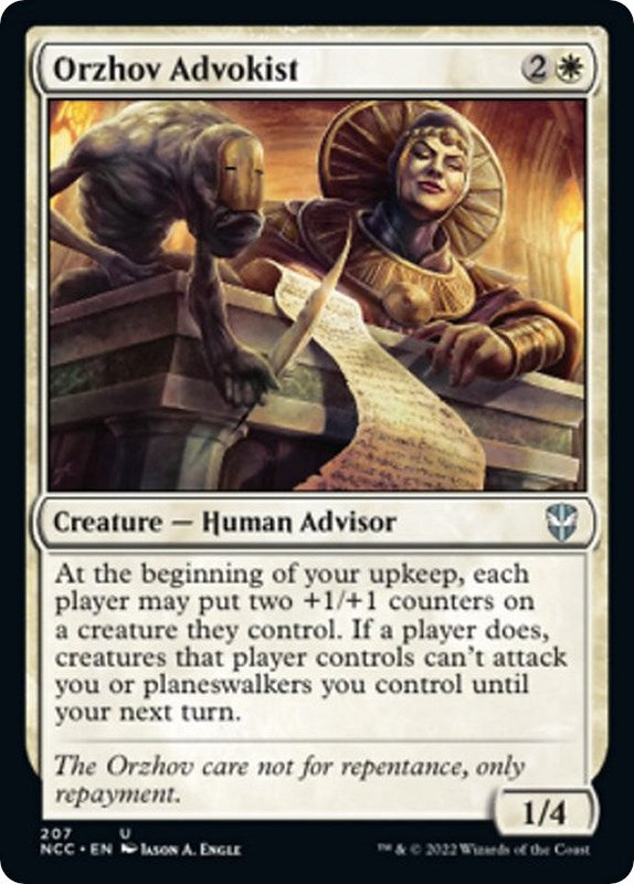 Orzhov Advokist (207) (Commander: Streets of New Capenna)