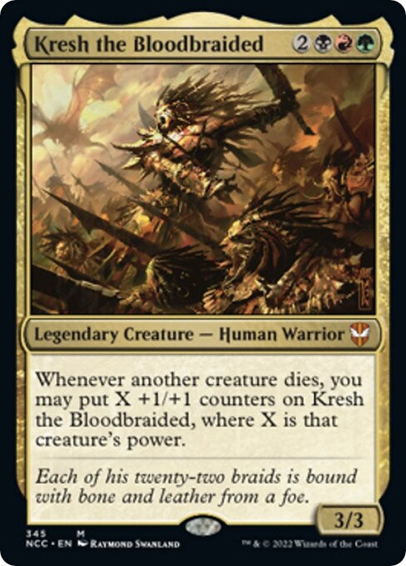 Kresh the Bloodbraided (345) (Commander: Streets of New Capenna)