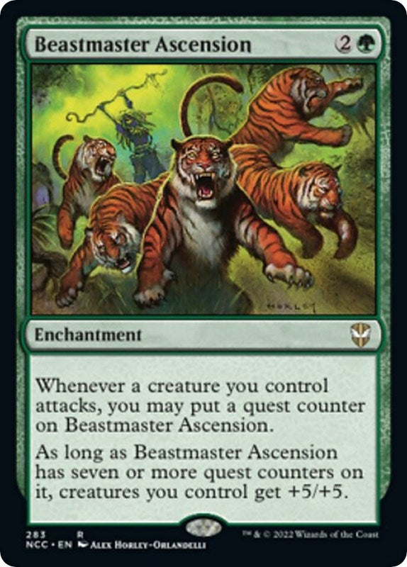 Beastmaster Ascension (283) (Commander: Streets of New Capenna)