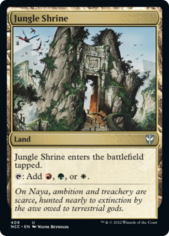 Jungle Shrine (409) (Commander: Streets of New Capenna)