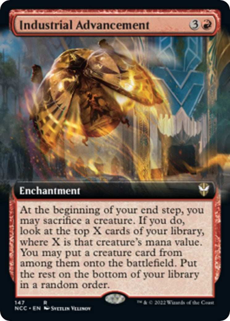 Industrial Advancement (Extended Art) (147) (Commander: Streets of New Capenna)
