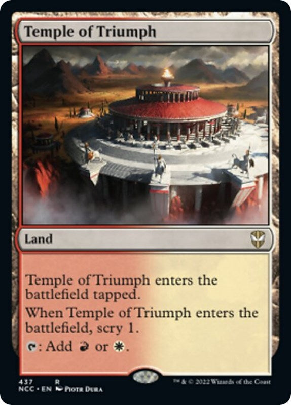 Temple of Triumph (437) (Commander: Streets of New Capenna)