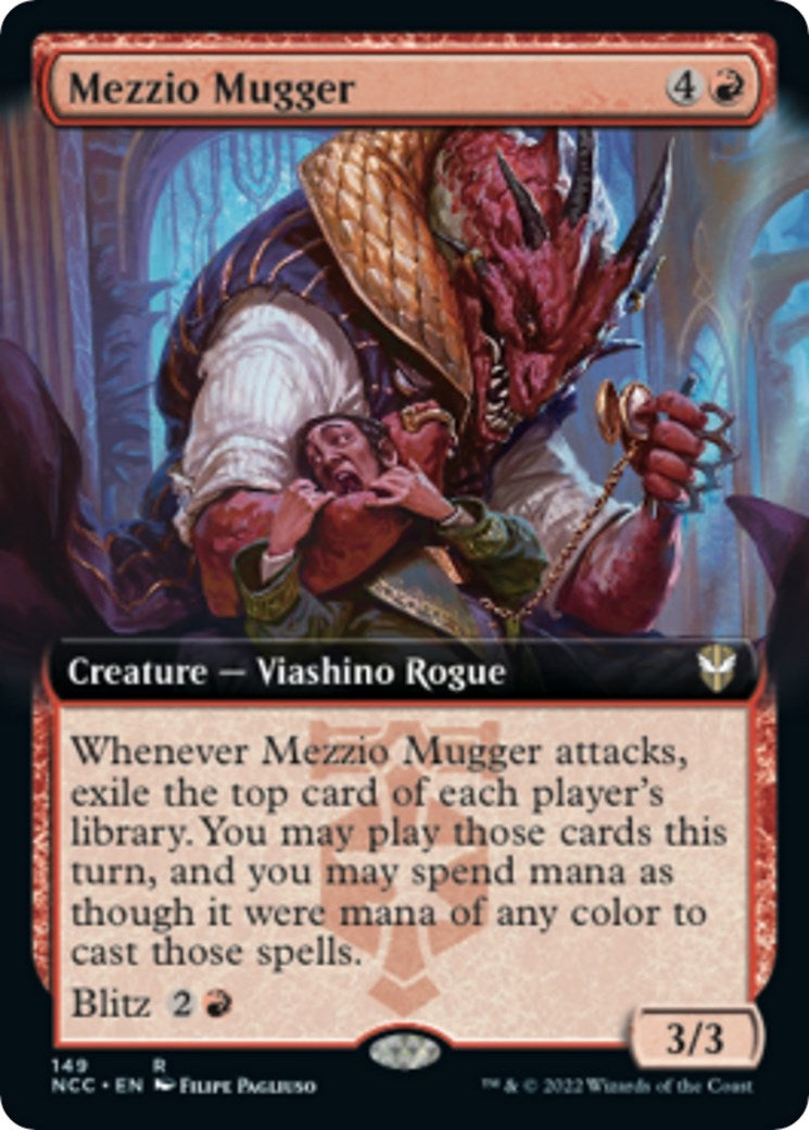 Mezzio Mugger (Extended Art) (149) (Commander: Streets of New Capenna)