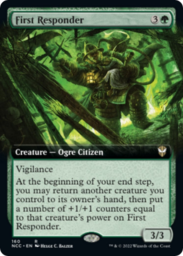 First Responder (Extended Art) (160) (Commander: Streets of New Capenna)