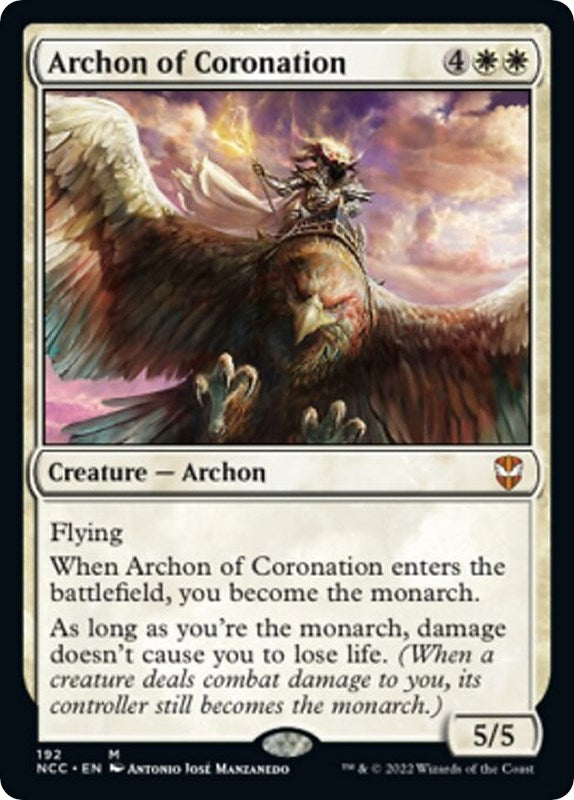 Archon of Coronation (192) (Commander: Streets of New Capenna)
