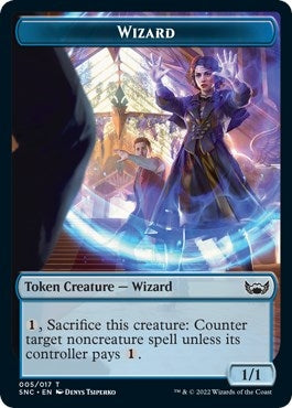Wizard Token (5) (Streets of New Capenna)