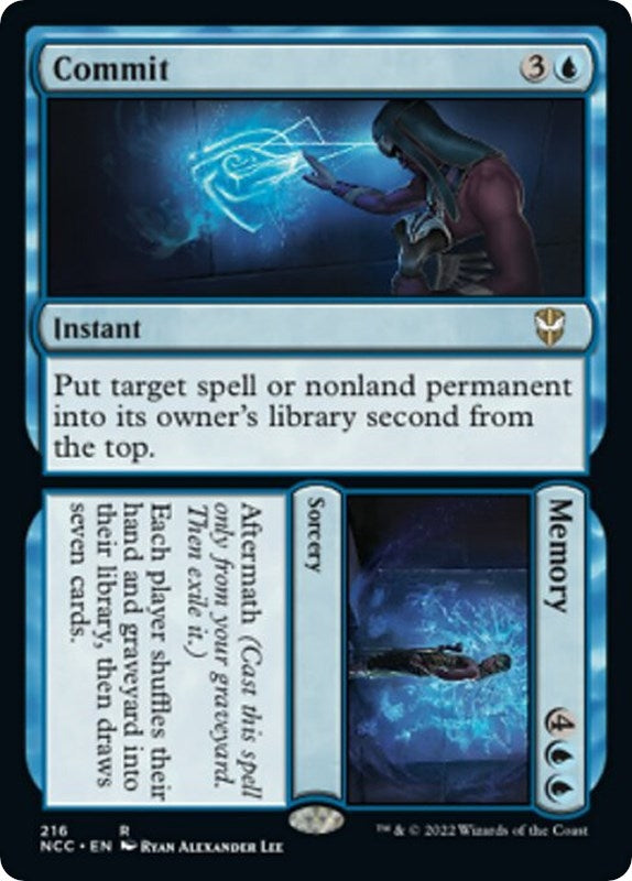 Commit // Memory (216) (Commander: Streets of New Capenna)