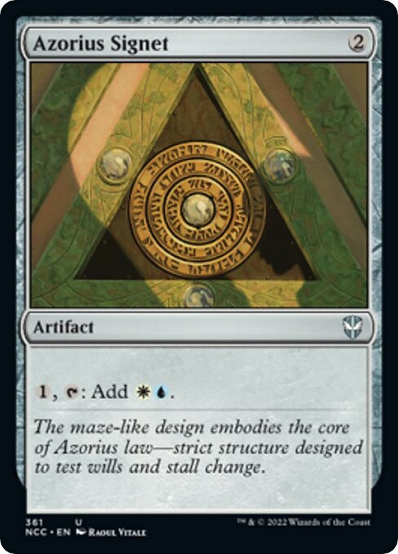 Azorius Signet (361) (Commander: Streets of New Capenna)