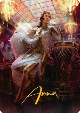 Elspeth Resplendent Art Card (3/81) (Gold-Stamped Signature) (3) (Art Series: Streets of New Capenna)