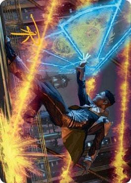 Wingshield Agent Art Card (Gold-Stamped Signature) (14)