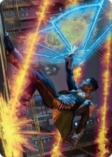 Wingshield Agent Art Card (14) (Art Series: Streets of New Capenna)