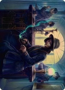 Wiretapping Art Card (15) (Art Series: Streets of New Capenna)