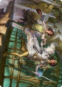 Daring Escape Art Card (18) (Art Series: Streets of New Capenna)
