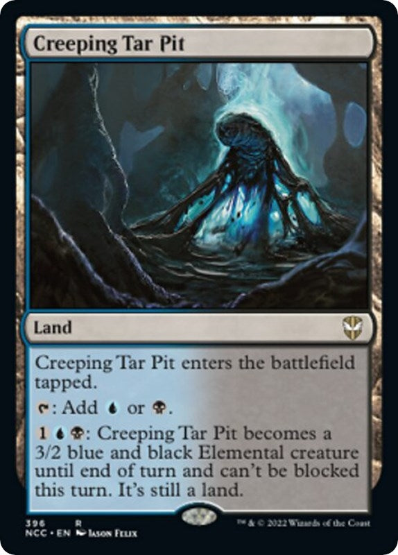 Creeping Tar Pit (396) (Commander: Streets of New Capenna)