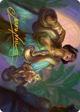 Venom Connoisseur Art Card (Gold-Stamped Signature) (21) (Art Series: Streets of New Capenna)