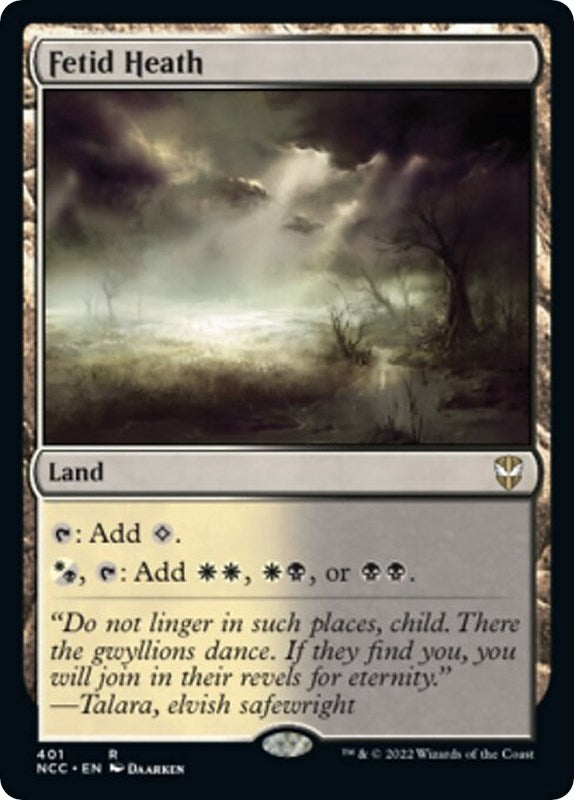 Fetid Heath (401) (Commander: Streets of New Capenna)