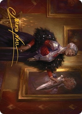 Evelyn, the Covetous Art Card (Gold-Stamped Signature) (24) (Art Series: Streets of New Capenna)