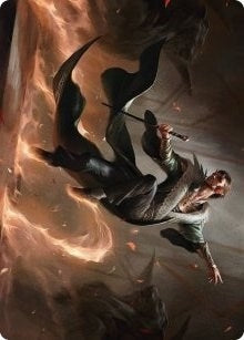 Fleetfoot Dancer Art Card (26) (Art Series: Streets of New Capenna)